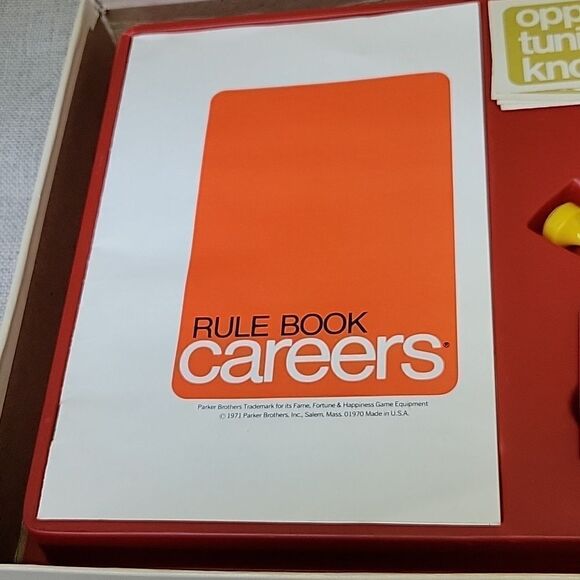 CAREERS GAME 1976 EDITION COMPLETE PARKER BROS. - Picture 5 of 7